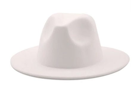 Potae - White Fedora Hat Cheap