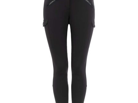 Cavallo Pantalon d Équitation CavalComina Grip Mobile Noir Discount