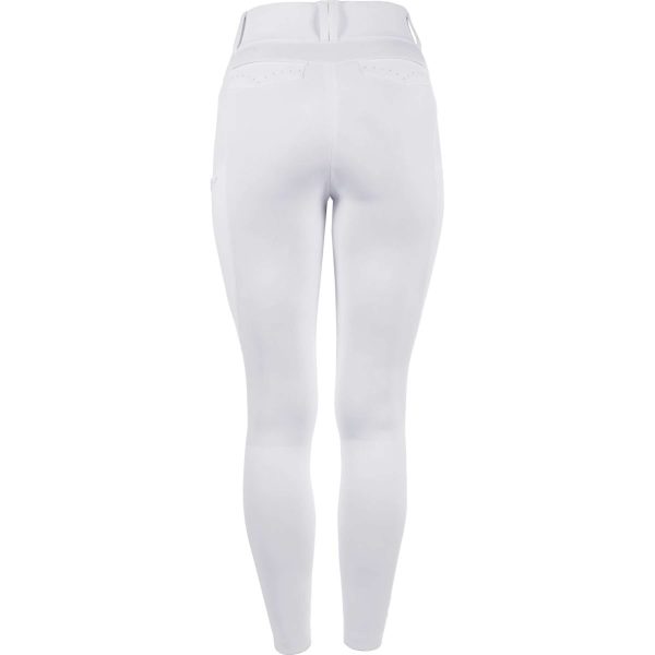 Cavallo Legging d Équitation CavalCandera Grip Mobile Blanc Cheap