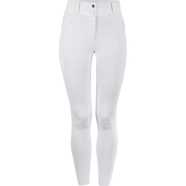 Cavallo Legging d Équitation CavalCandera Grip Mobile Blanc Cheap