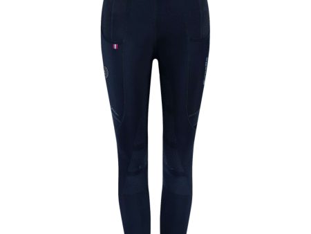 Cavallo Legging d Équitation CavalLin Grip RL Bleu Foncé Discount